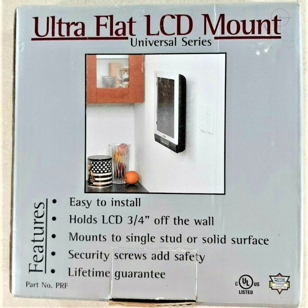 Ultra Flat LCD Mount 10" - 40" TV